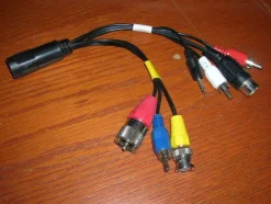 Tradera DIN-adapter audio/video 6-pol hona - 7 st olika 0,2m^ Tv & Tillbehör