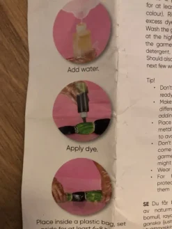 Tradera DIY batik färgset grön och blå^ Hantverk