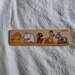 Tradera Djeco Träpussel, fint skick> Barnspel & Pussel