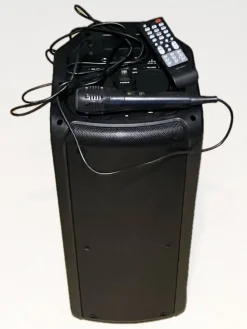 Tradera DMTECH Bärbar Högtalare med Bluetooth, 15h Batteri, Mikrofon & Stereoanslutning^ Högtalare