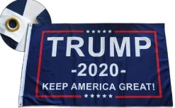Tradera Donald Trump 2020 flagga Raggare EPA traktor^ Flaggor