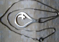 Tradera Dopdroppen eller sjömanskorset med kors i äkta silver med silverkedja från 1981> Ikoner & Religiösa Föremål