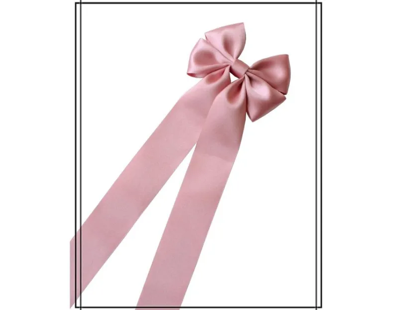 Tradera Doprosett GAMMELROSA dubbel (stor) - dopklänning dop rosett dopband> Övriga Accessoarer