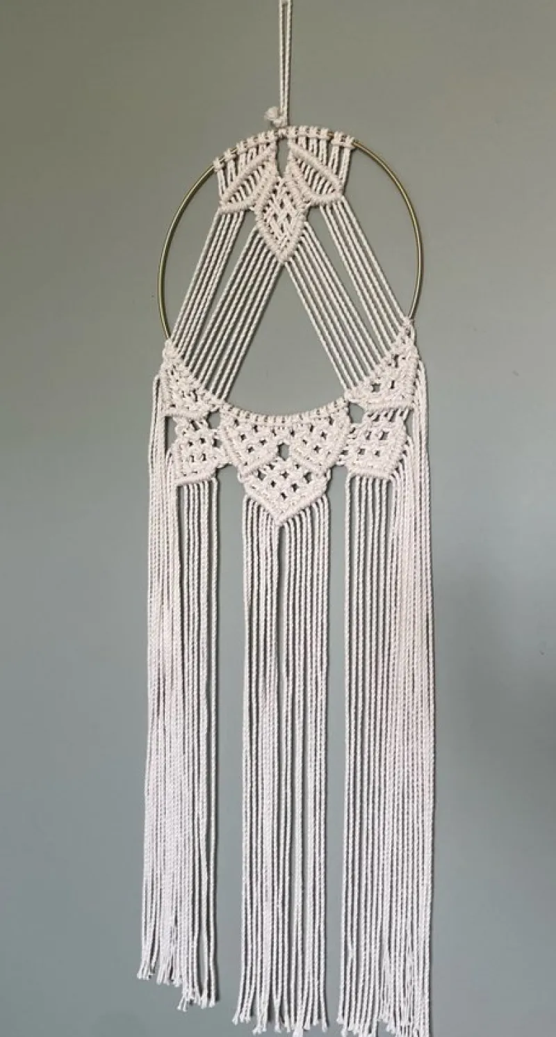 Tradera Drömfångare i makramé^ Dekorationer