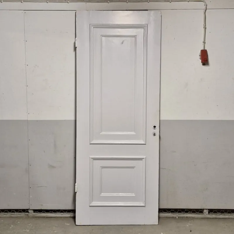 Tradera Dörr i trä - Högerdörr - 211 x 81,5 cm - Trädörr - Antik> Övriga Byggartiklar