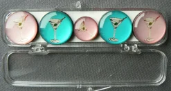 Tradera Magneter<Dry Martini magneter 5pack