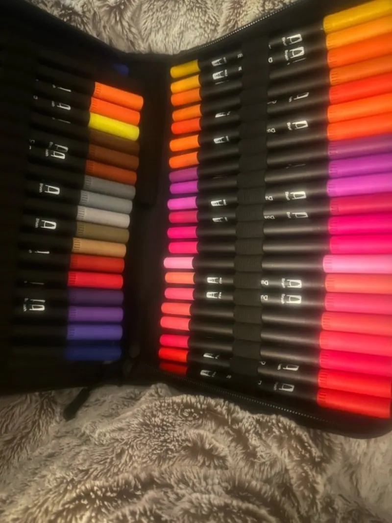 Tradera Dual Brush Pens 60st^ Konstnärstillbehör
