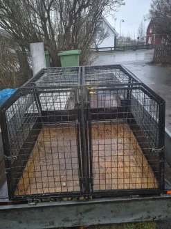 Tradera Husdjurstillbehör<Dubbel hundbur för transport