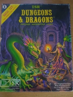 Tradera Dungeons & Dragons Basic Set (Moldvay)^ Roll- & Figurspel