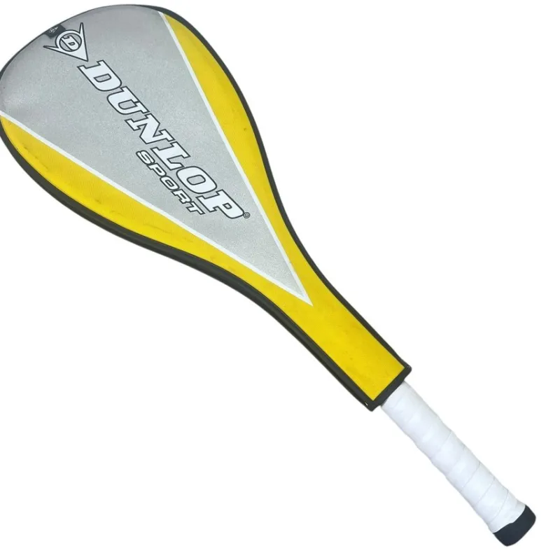 Tradera Squash<Dunlop Squashracket Max Titanium Squash Racket med Fodral Gul