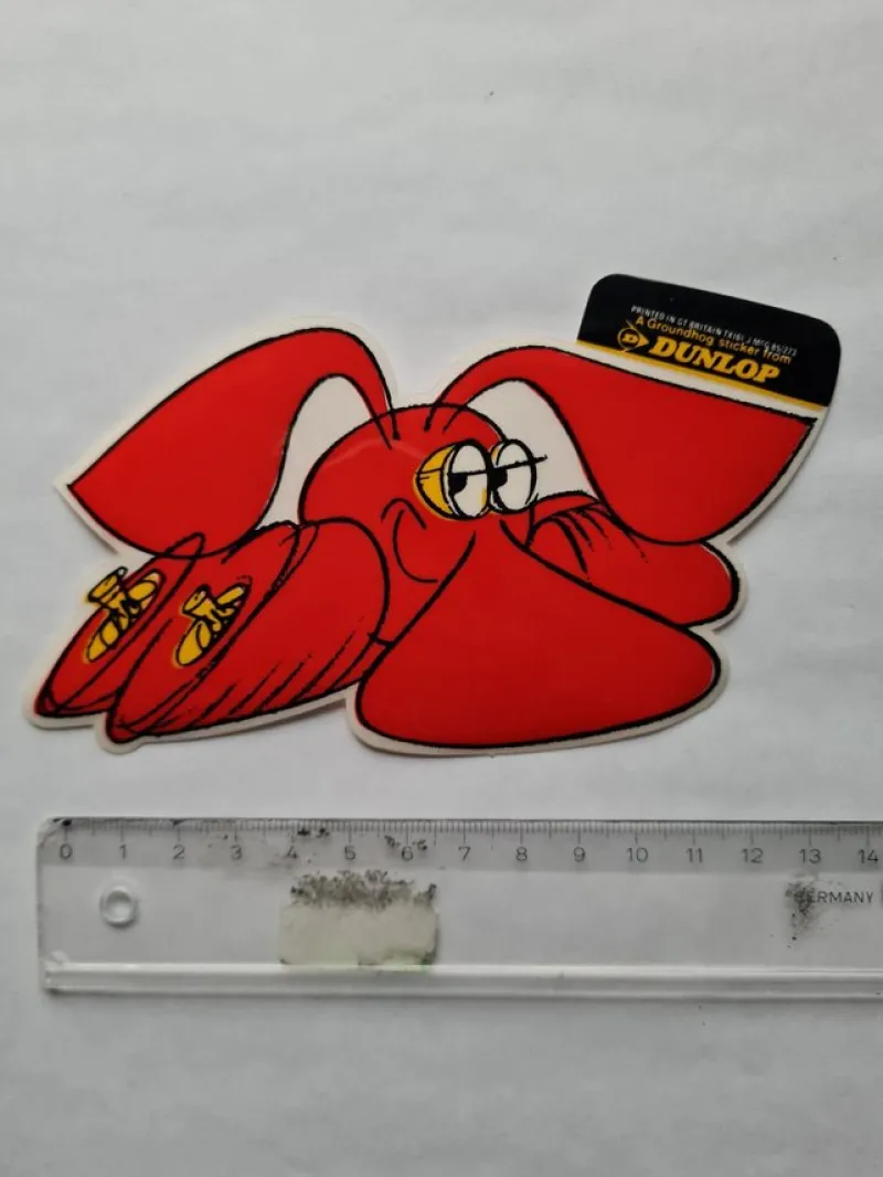 Tradera Klistermärken & Stickers<Dunlop-dekal, klistermärke från 1970-talet