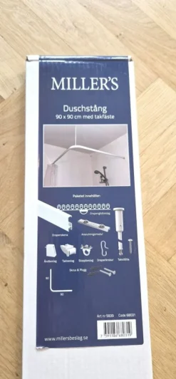 Tradera Duschstång> Badrum