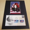 Tradera Dwight D. Eisenhower WWII fotografi & USA FDC med passepartout^ Nordamerika