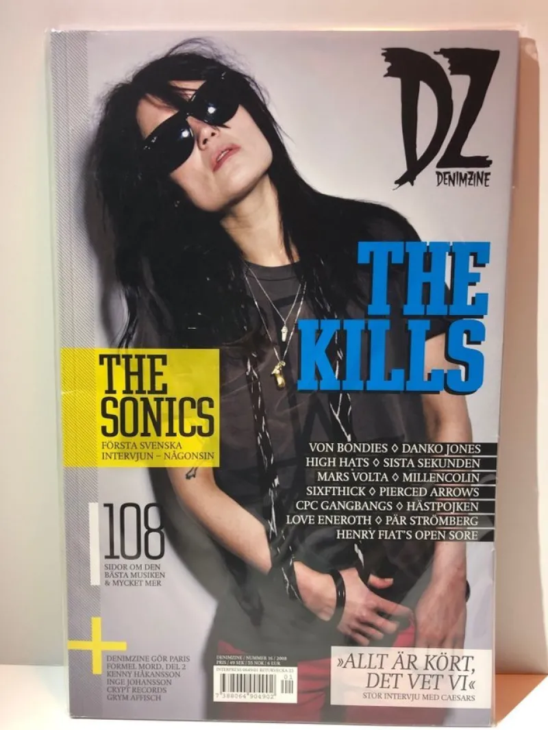 Tradera DZ Denimzine #108 - The Kills The Mars Volta Sonics^ Musiktidningar & Litteratur