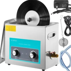 Tradera Effektiv Ultrasonisk Rengöring för Vinylskivor – 6L Kapacitet^ Musiktillbehör