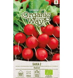 Tradera Växter & Frön<Eko rädisa ’Saxa 2’, snabbväxande och pålitlig sort!