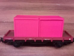 Tradera ELCTROTREEN FLAKVAGN MED KONTAINERS i TOPPSKICK^ Modelljärnvägar