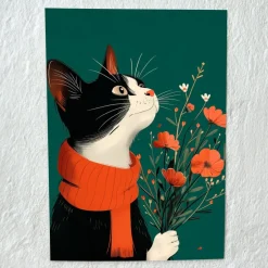 Tradera Elegans i Naturen – A4 Premium Glansigt Papper (utan ram)^ Fotokonst