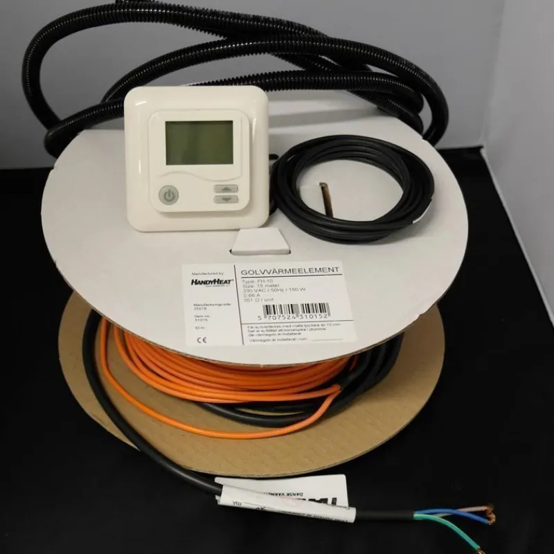 Tradera Elektrisk golvvärme / värmegolv & digital termostat. 7 - 8 m² - 750 watt.> Badrum