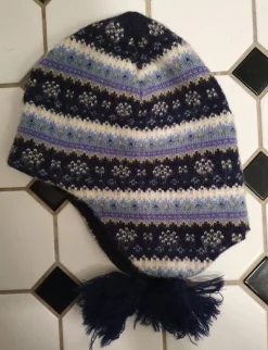 Tradera Ellte fleecefodrad ullmössa ca 3-4 år> Accessoarer