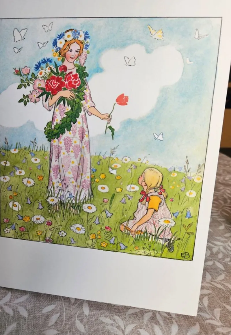 Tradera Elsa beskow - Motiv för inramning> Inredning Barnrum