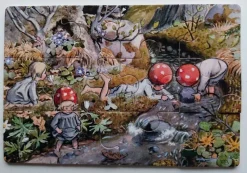 Tradera Elsa Beskow Pussel Tomtebobarnen Årstider #3> Barnspel & Pussel