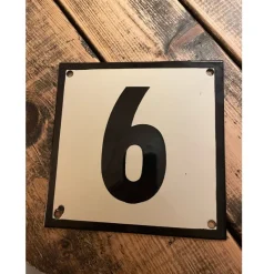 Tradera Skyltar<Emaljskylt 6:a eller 9:a