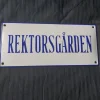 Tradera Skyltar<Emaljskylt Rektorsgården