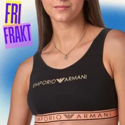 Tradera EMPORIO ARMANI Bralette Bra Svart^ Damkläder