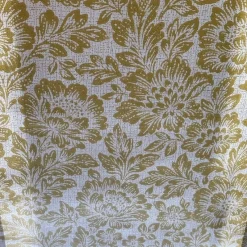 Tradera En äldre rulle med Vackert senapsgul/guldmönstrat tapet> Färg & Tapeter