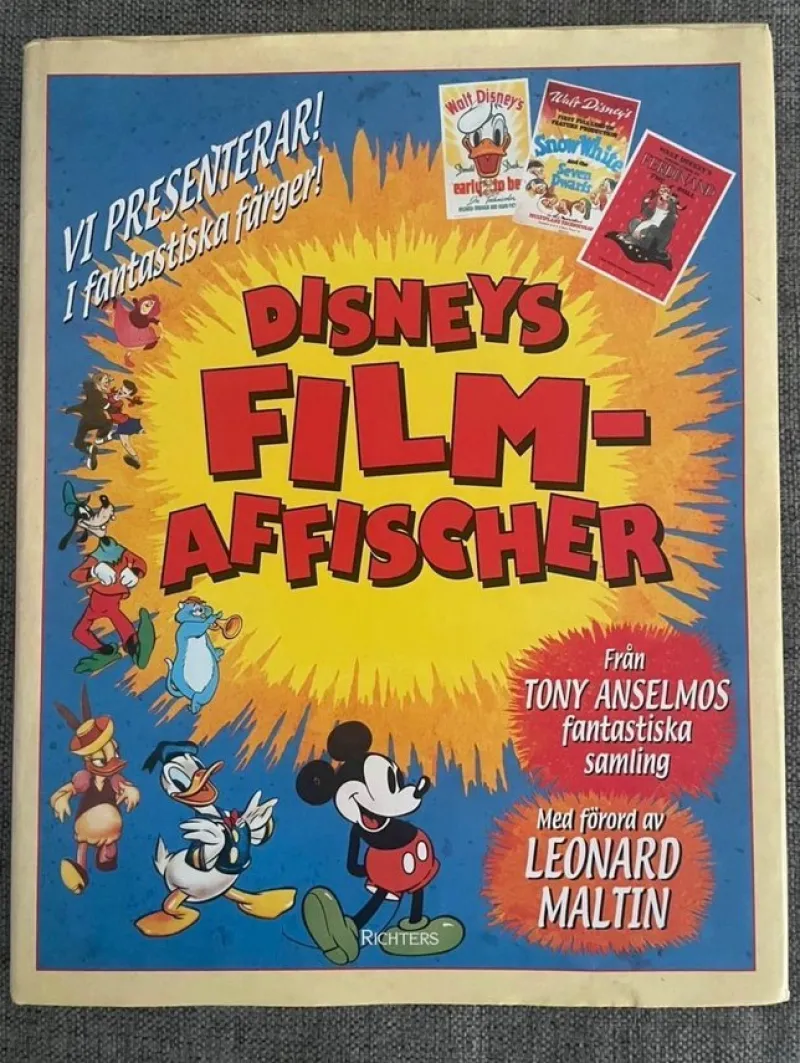 Tradera En Stor Bok Disneys Filmaffischer Tony Anselmos> Drama, Dans, Film & Teater