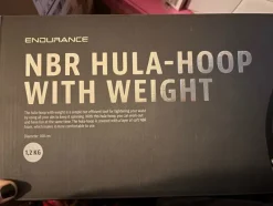 Tradera Gymnastik<Endurance NBR Hula-Hoop med vikt