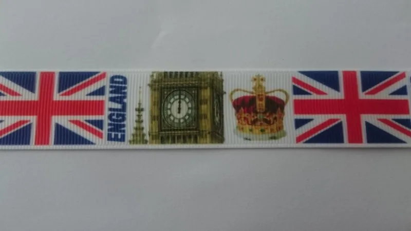 Tradera ENGLAND FLAGGA på 1,25 M DEKORBAND till HUNDHALSBAND NAPPBAND NYCKELBAND BAND^ Sömnad & Stickning