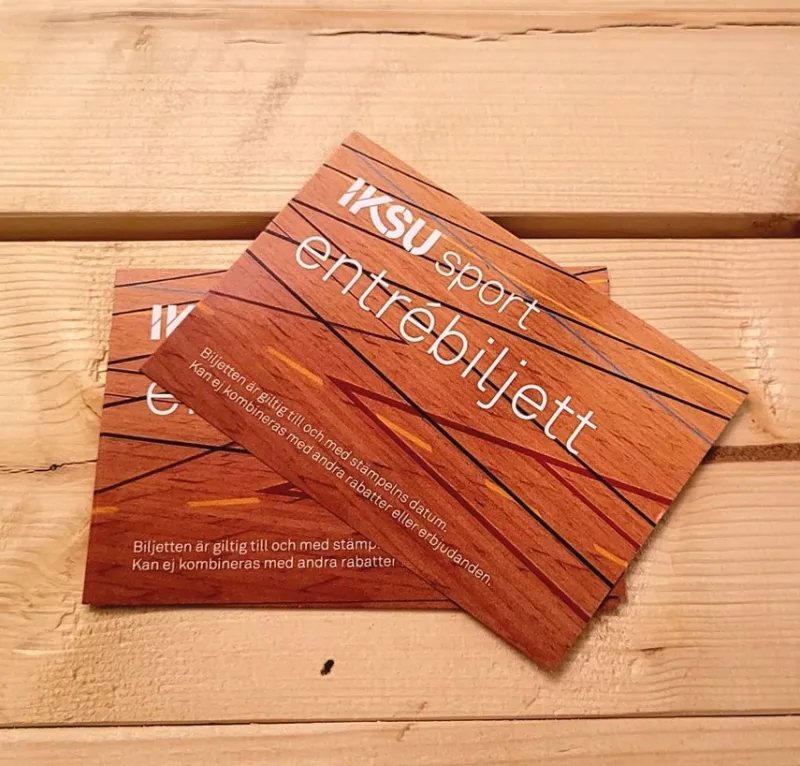 Tradera Entrébiljetter till IKSU sport över halva priset!> Övriga Biljetter