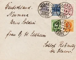 Tradera ESTLAND - SEAGULL - stpl. WILJANDI EESTI 7.3.19^ Flera Länder