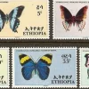 Tradera Ethiopien Fjärilar Mi 555-59 xx^ Afrika