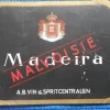 Tradera Etikett Madeira Malvoisie^ Breweriana
