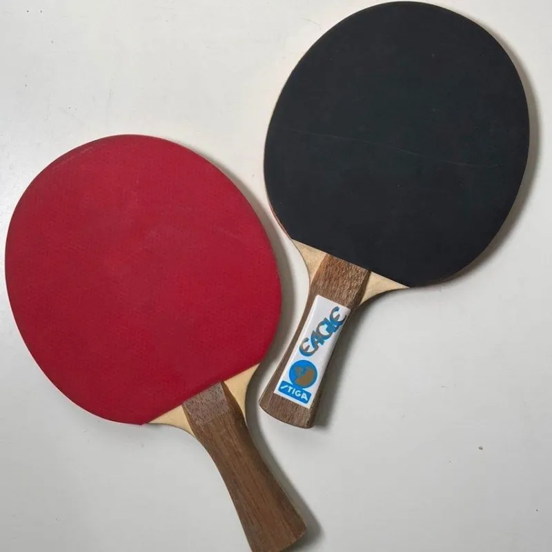 Tradera Bordtennis & Pingis<Ett par Vintage STIGA Eagle pingisracket racquet table tennis ping pong racket