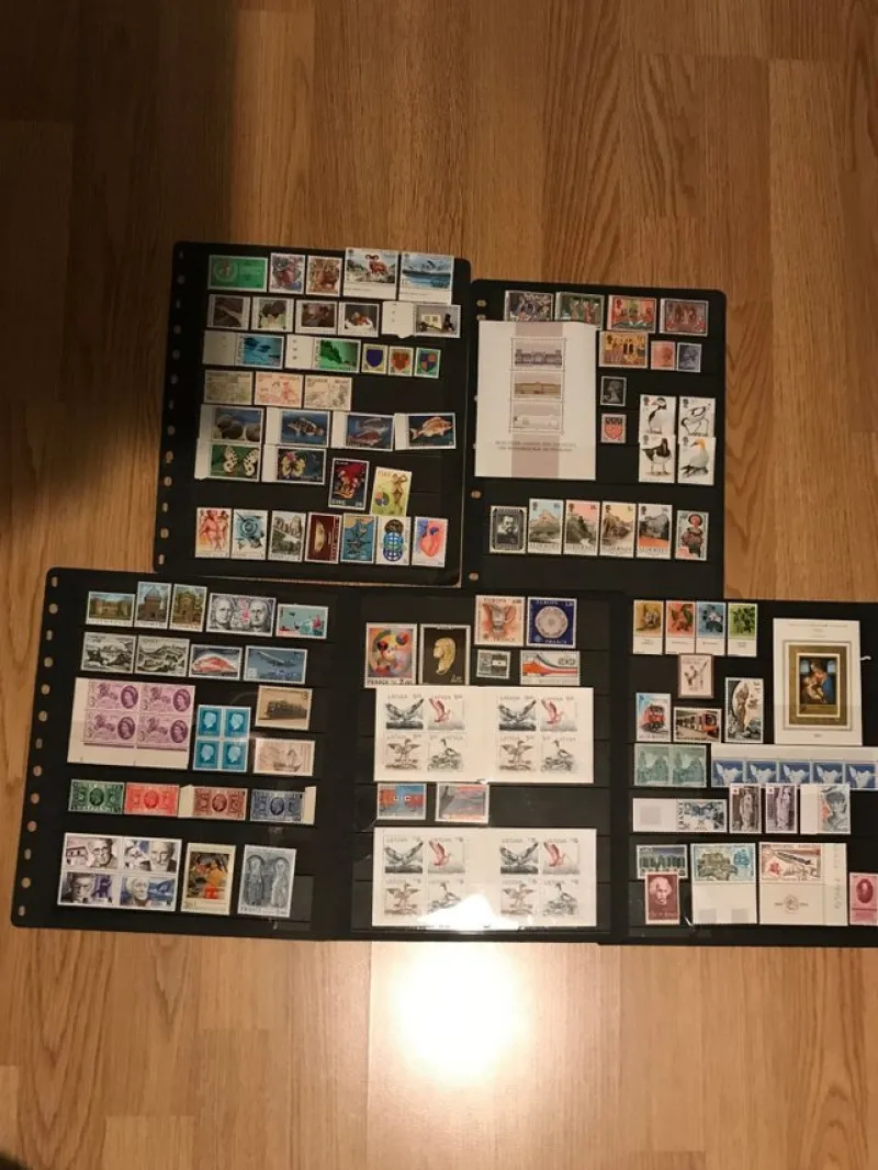 Tradera Europa - 5 st blad (XX) blandade europeiska länder^ Flera Länder