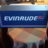 Tradera Skyltar<Evinrude skylt med belysning