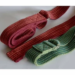 Tradera Yoga<Exklusivt yogaband från Göteborgs Remfabrik (Grön), Yoga strap, Fitnessband,