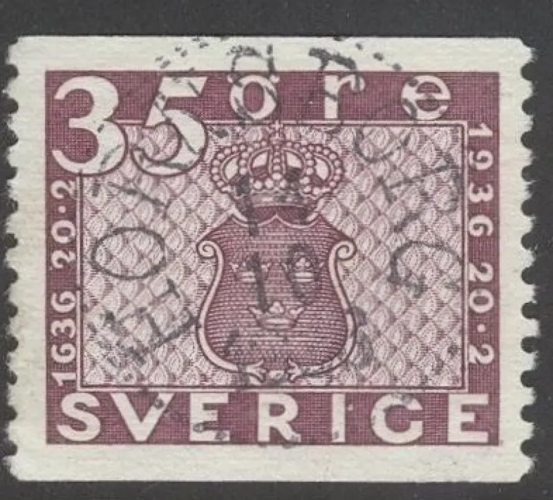 Tradera F252 prakt-lyx HORNSBORG 14.10.1936^ Sverige