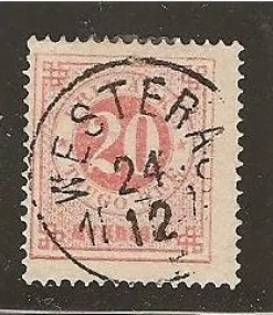 Tradera F22a Ringtyp 20 öre röd^ Sverige