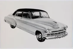 Tradera Fabriksfoto 1949 Chevrolet De Luxe 31 x 45 cm^ Biltillbehör