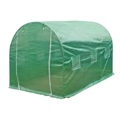 Tradera Växthus & Drivhus<Fabriksnytt Växthus 6 m² 300cm x 200cm Bågväxthus folie DV6