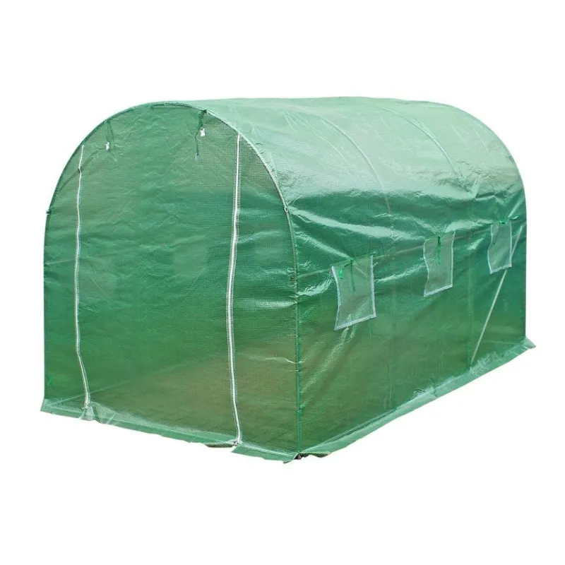 Tradera Växthus & Drivhus<Fabriksnytt Växthus 6 m² 300cm x 200cm Bågväxthus folie DV6