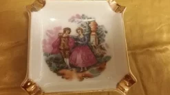 Tradera Tobakiana<fat askfat porslin ROKOKO retro