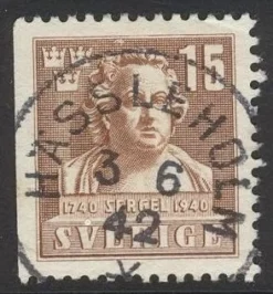 Tradera F326Bv lyx HÄSSLEHOLM 3.6.42^ Sverige