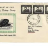 Tradera FDC Australien Stämplat 2/8 1954 Fåglar^ Oceanien
