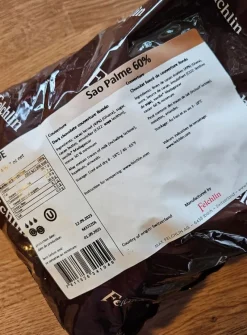 Tradera Felchlin choklad Sao Palme 60% couverture^ Kaffe & Te